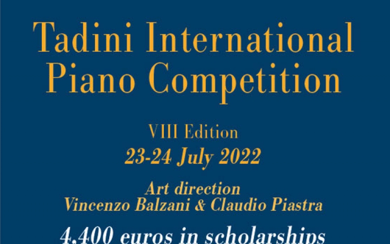 Tadini International Piano Competition 2022