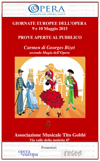 Due giorni a Roma (9 e il 10 maggio), come in altre cittÃ  europee, per scoprire il teatro musicale