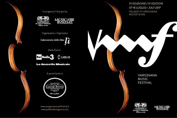 Si terrà dal 7 al 15 luglio 2017 la quarta edizione del Varignana Music Festival, la prima rassegna estiva della scena bolognese interamente dedicata alla musica classica, nell’incantevole scenario di Palazzo di Varignana Resort & SPA.